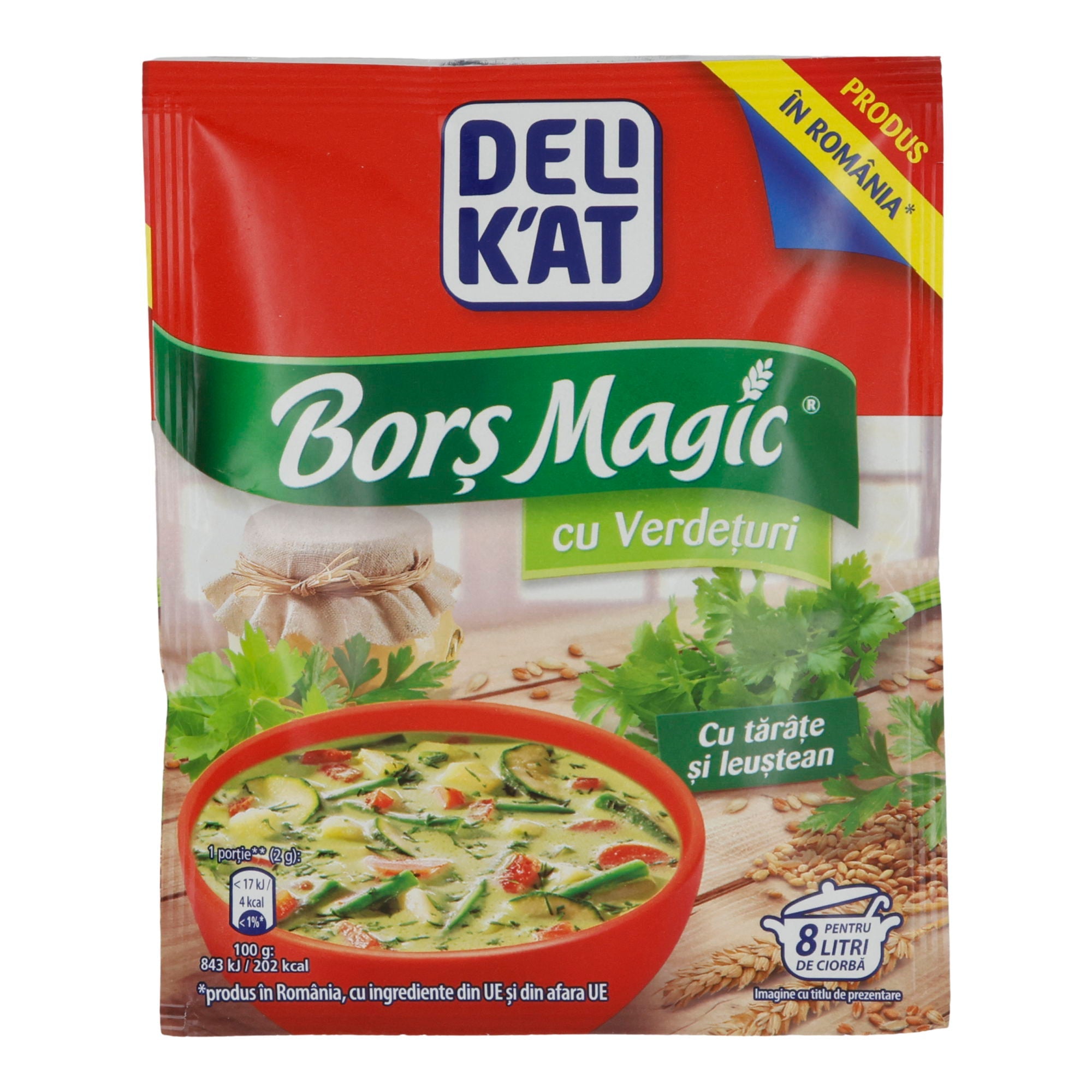 Würzmischung Delikat Borș Magic | cu Verdețuri | für Suppe | 65 g DELIK`AT